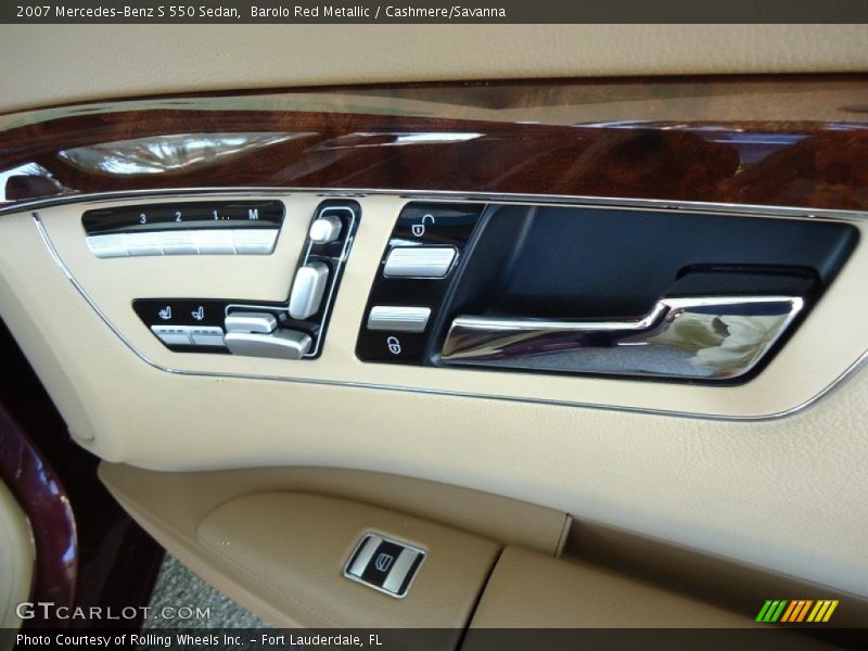 Controls of 2007 S 550 Sedan