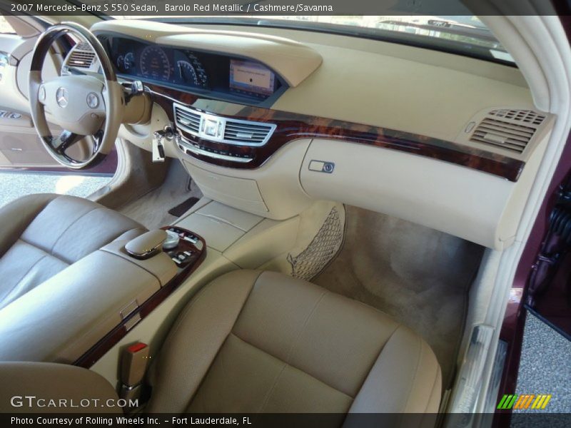 Dashboard of 2007 S 550 Sedan