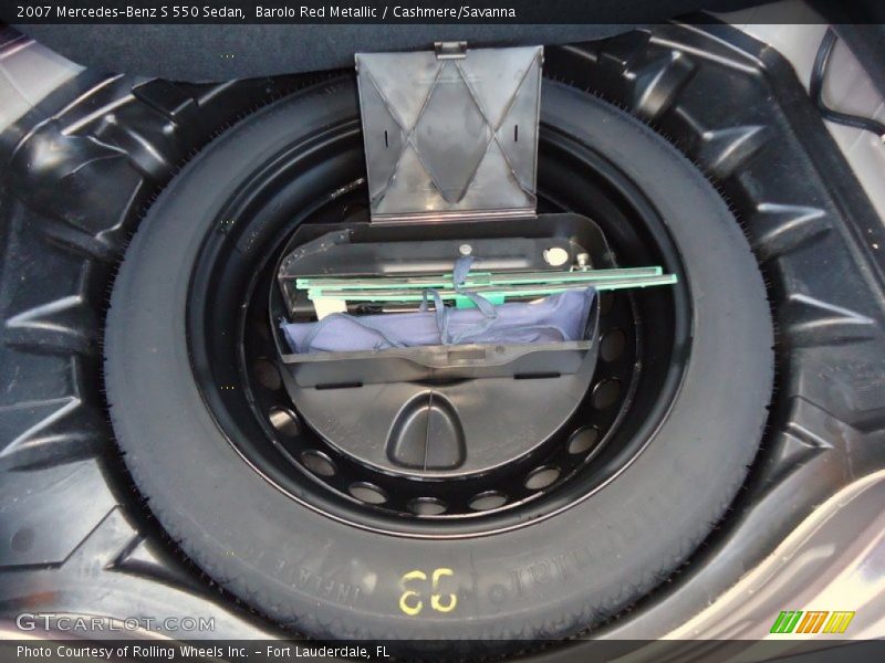 Tool Kit of 2007 S 550 Sedan