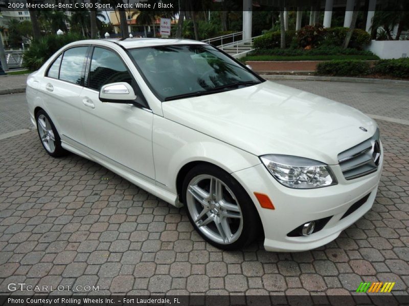 Front 3/4 View of 2009 C 300 Sport