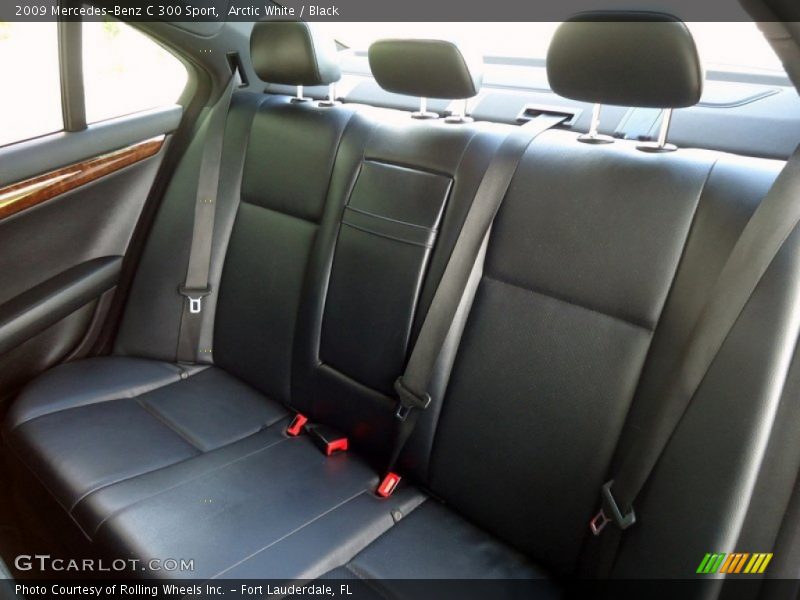 Arctic White / Black 2009 Mercedes-Benz C 300 Sport