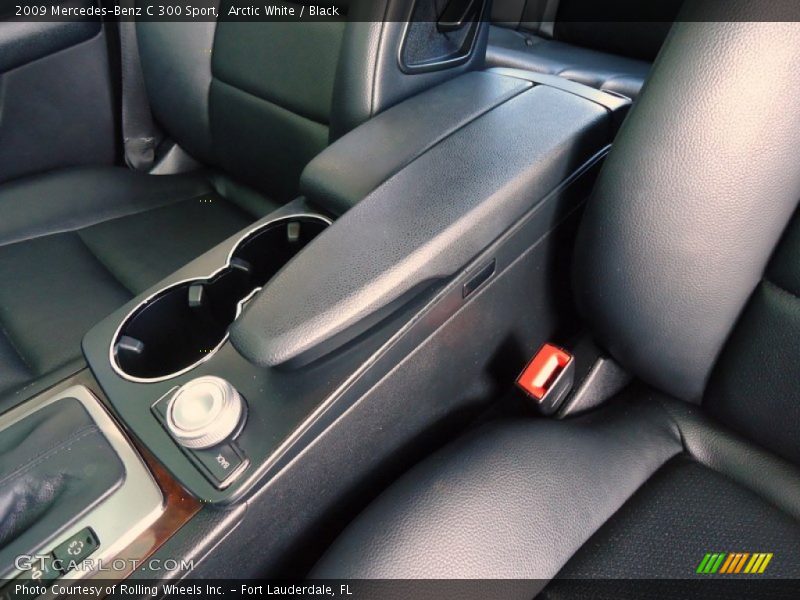 Arctic White / Black 2009 Mercedes-Benz C 300 Sport