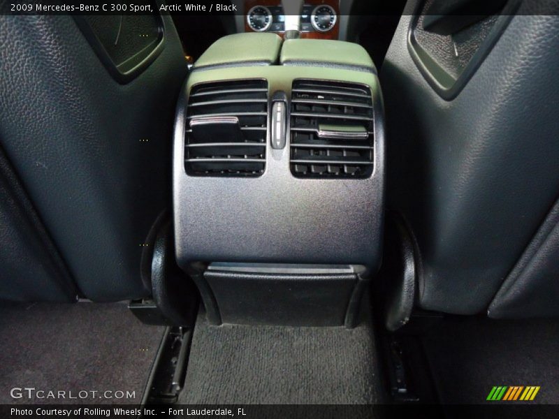 Arctic White / Black 2009 Mercedes-Benz C 300 Sport
