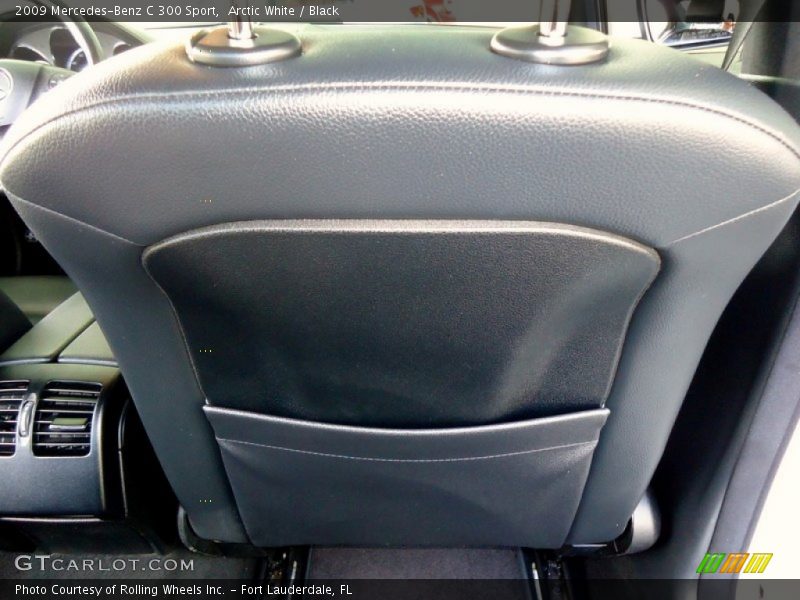 Arctic White / Black 2009 Mercedes-Benz C 300 Sport