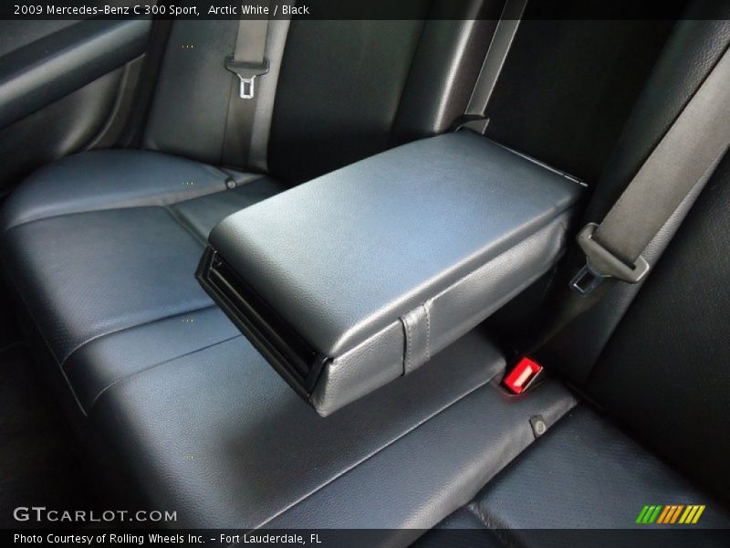 Arctic White / Black 2009 Mercedes-Benz C 300 Sport