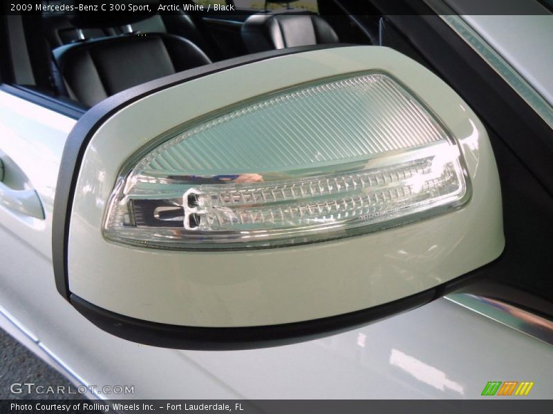 Arctic White / Black 2009 Mercedes-Benz C 300 Sport