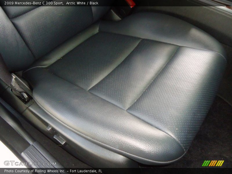 Arctic White / Black 2009 Mercedes-Benz C 300 Sport