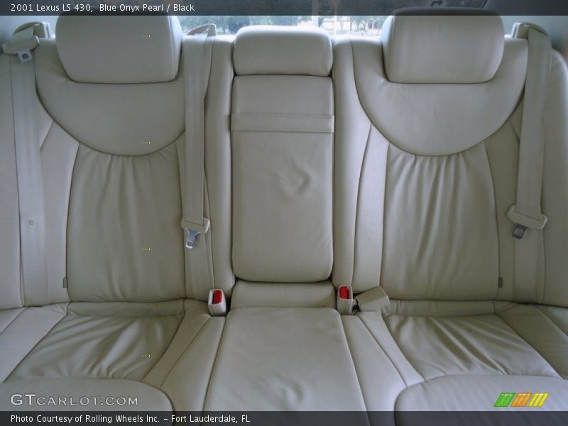 Blue Onyx Pearl / Black 2001 Lexus LS 430