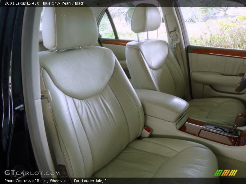 Blue Onyx Pearl / Black 2001 Lexus LS 430