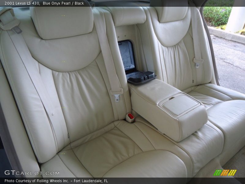 Blue Onyx Pearl / Black 2001 Lexus LS 430