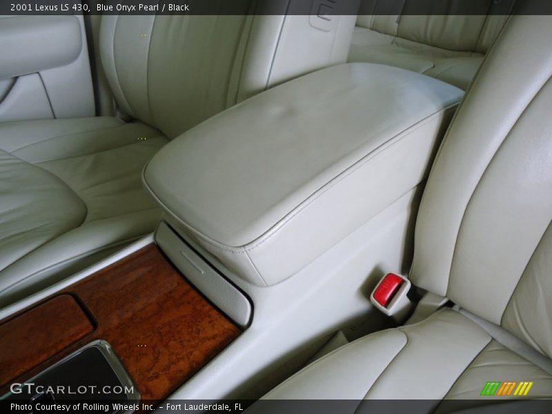 Blue Onyx Pearl / Black 2001 Lexus LS 430