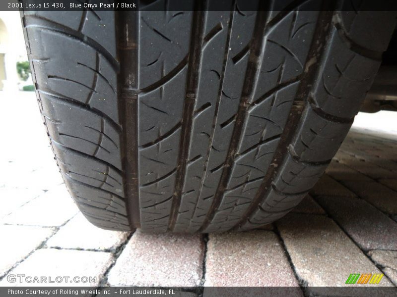 Blue Onyx Pearl / Black 2001 Lexus LS 430