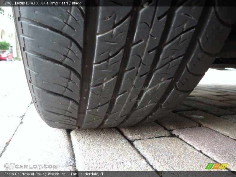 Blue Onyx Pearl / Black 2001 Lexus LS 430