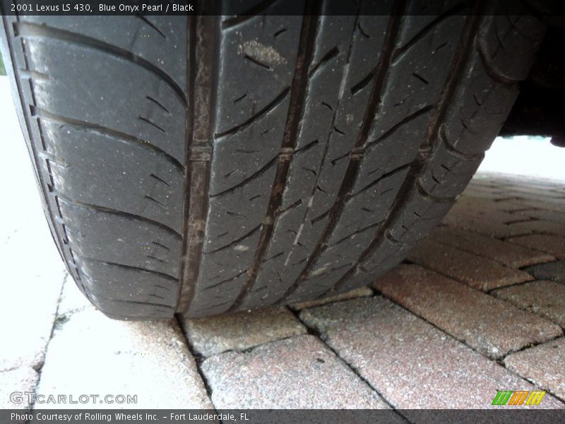 Blue Onyx Pearl / Black 2001 Lexus LS 430