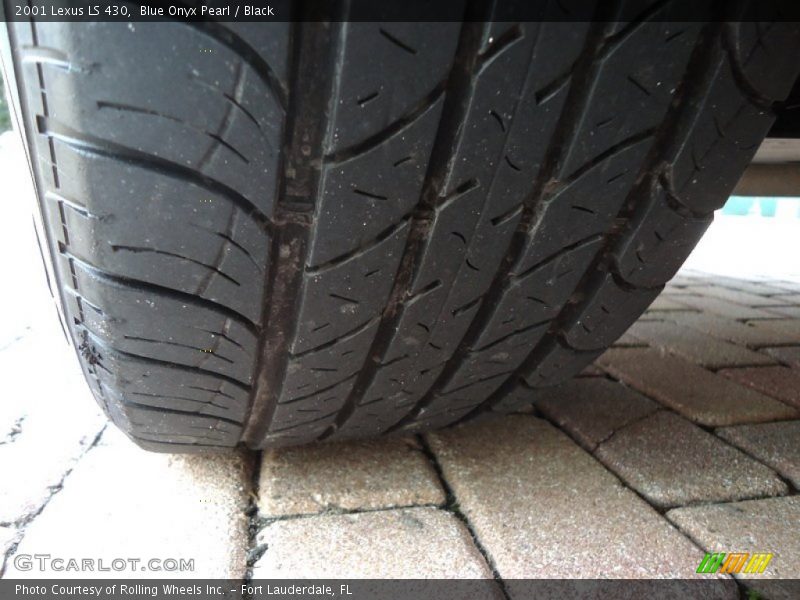 Blue Onyx Pearl / Black 2001 Lexus LS 430