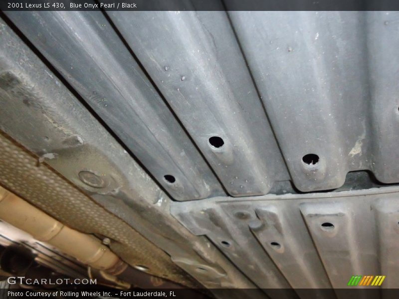 Blue Onyx Pearl / Black 2001 Lexus LS 430