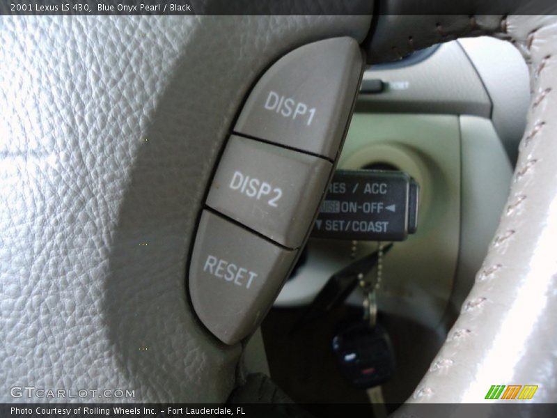 Blue Onyx Pearl / Black 2001 Lexus LS 430