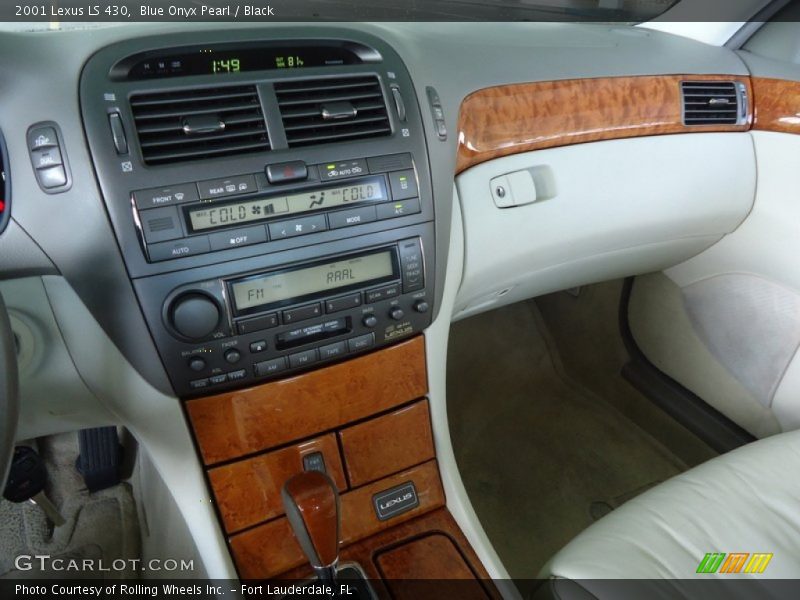 Blue Onyx Pearl / Black 2001 Lexus LS 430