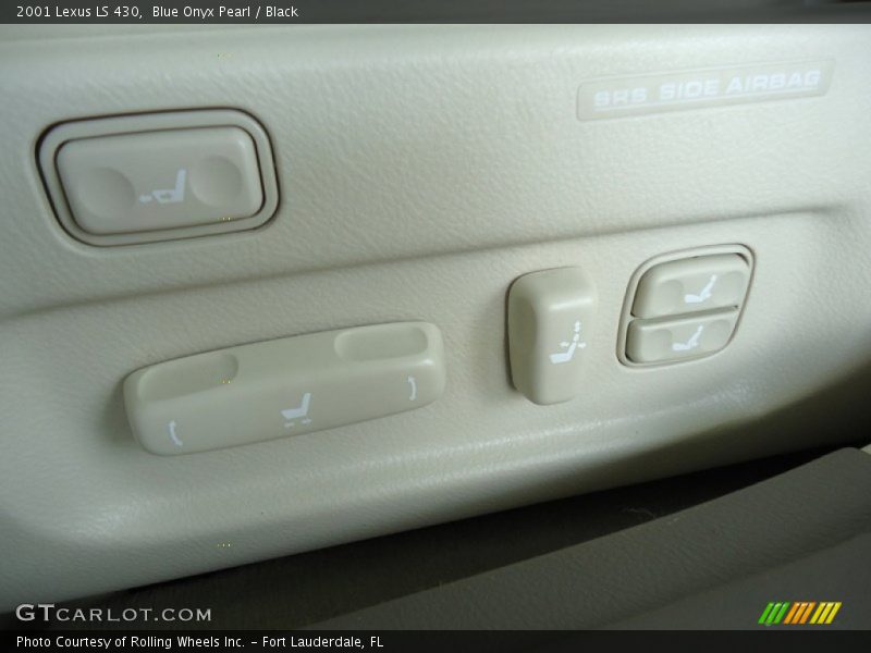Blue Onyx Pearl / Black 2001 Lexus LS 430