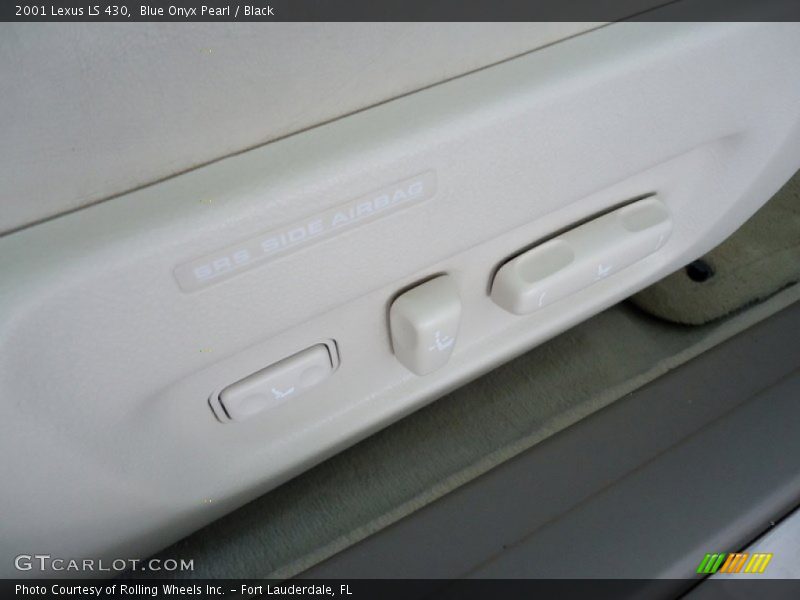 Blue Onyx Pearl / Black 2001 Lexus LS 430