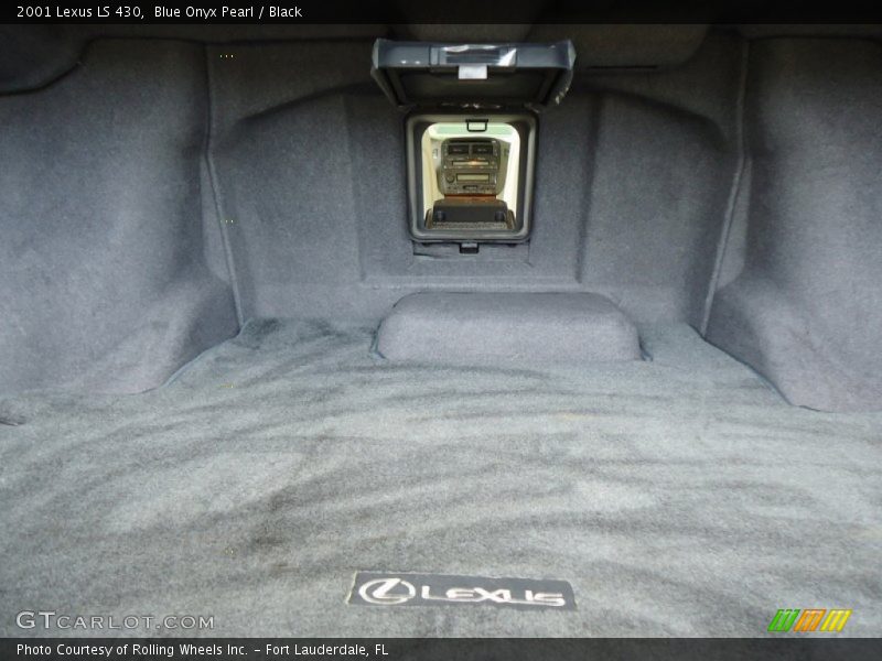 Blue Onyx Pearl / Black 2001 Lexus LS 430