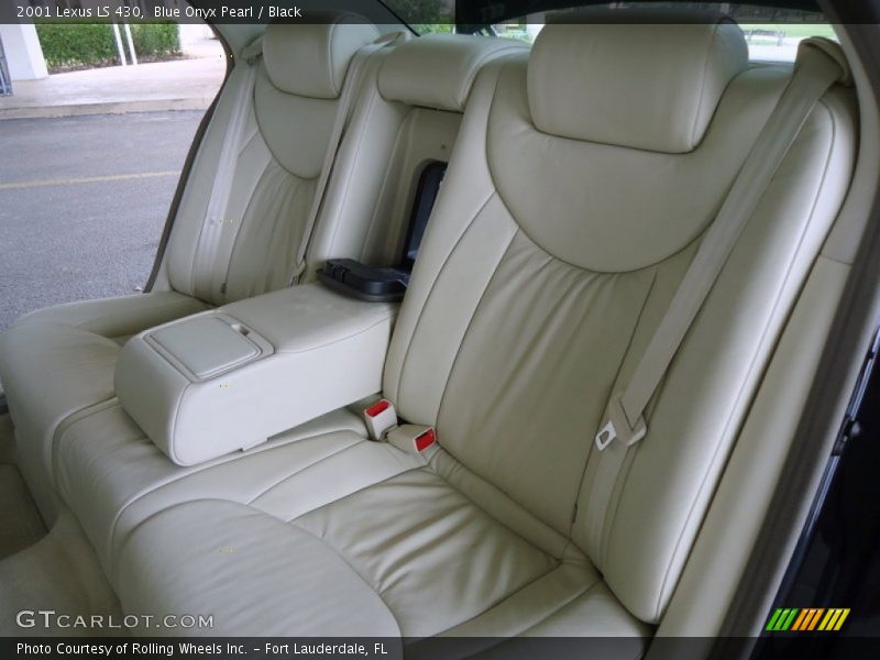 Blue Onyx Pearl / Black 2001 Lexus LS 430