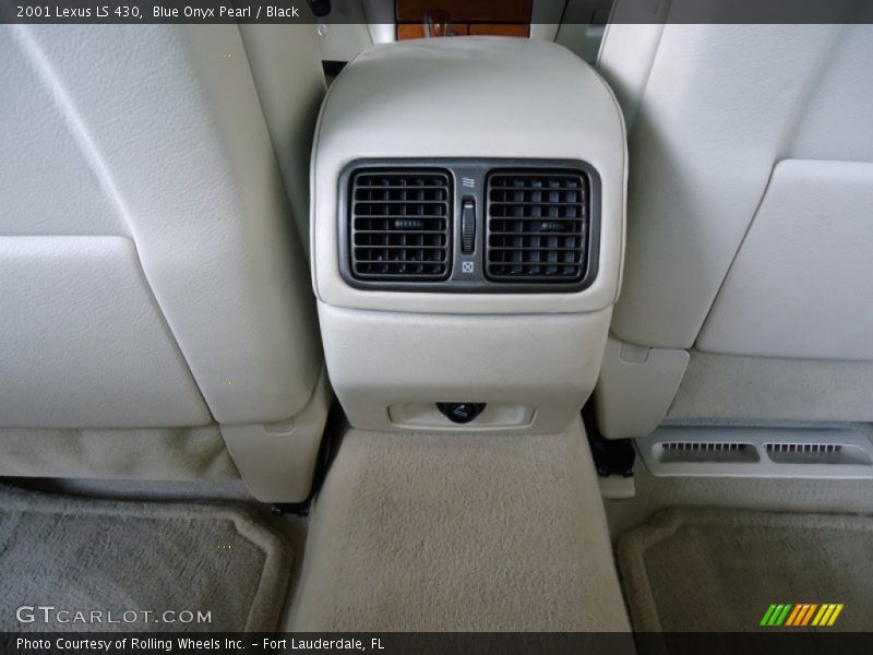 Blue Onyx Pearl / Black 2001 Lexus LS 430
