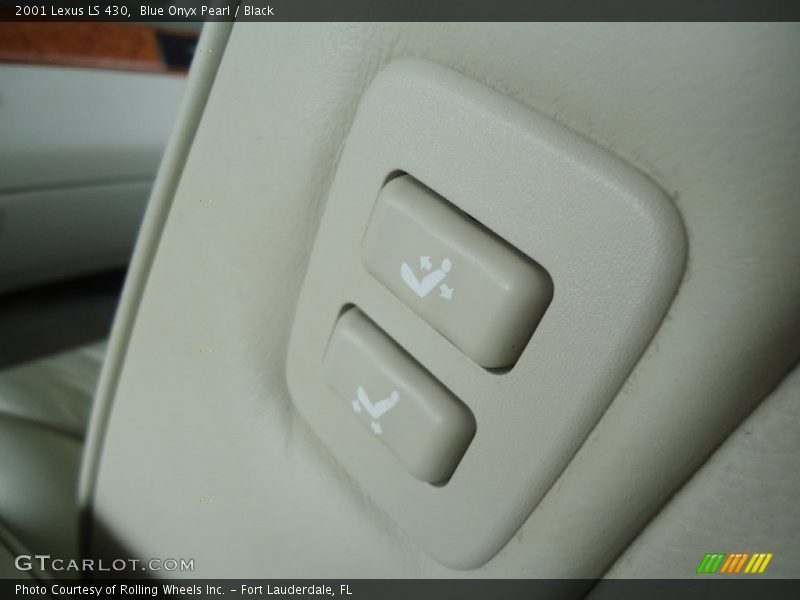 Blue Onyx Pearl / Black 2001 Lexus LS 430