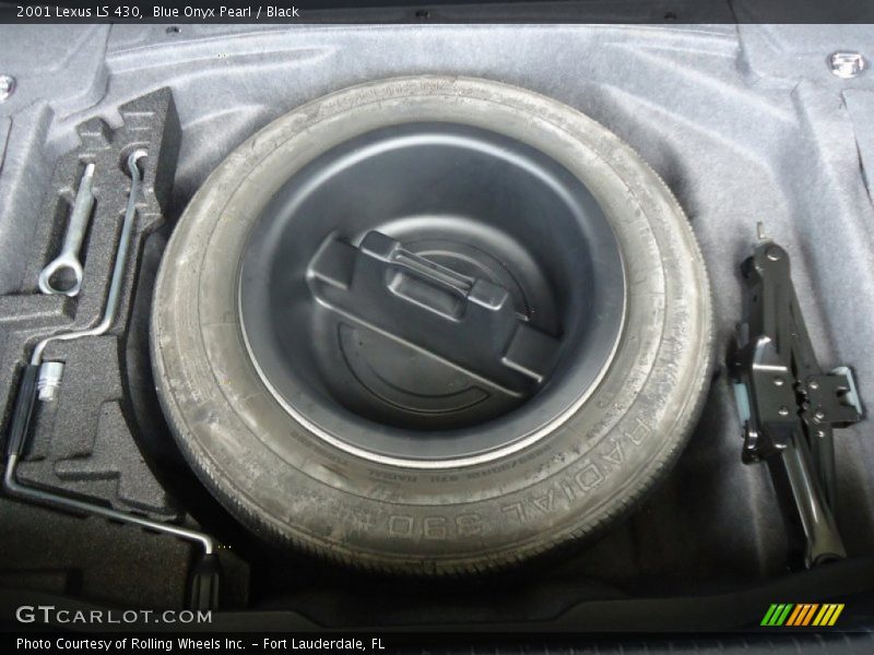 Blue Onyx Pearl / Black 2001 Lexus LS 430