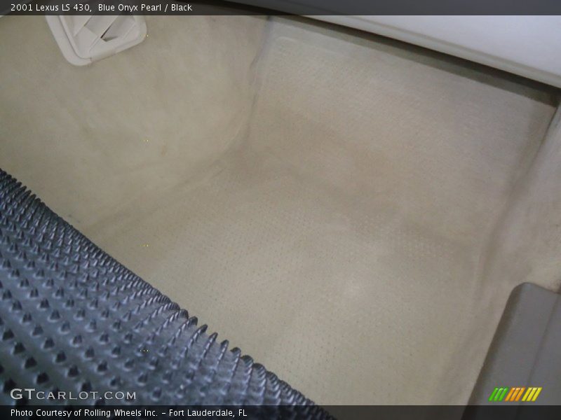 Blue Onyx Pearl / Black 2001 Lexus LS 430