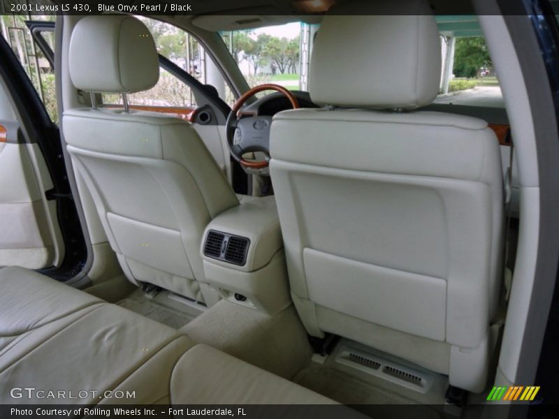 Blue Onyx Pearl / Black 2001 Lexus LS 430