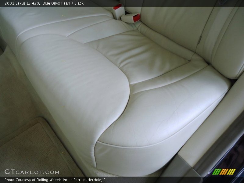 Blue Onyx Pearl / Black 2001 Lexus LS 430