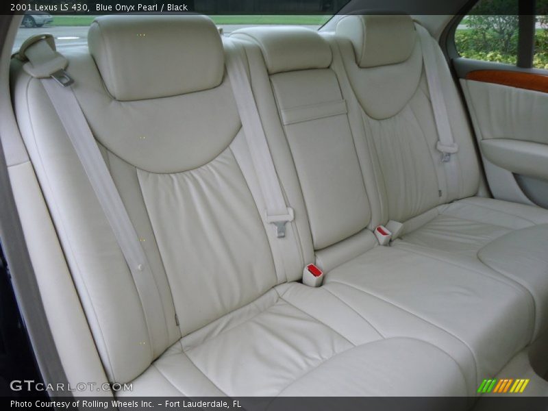 Blue Onyx Pearl / Black 2001 Lexus LS 430