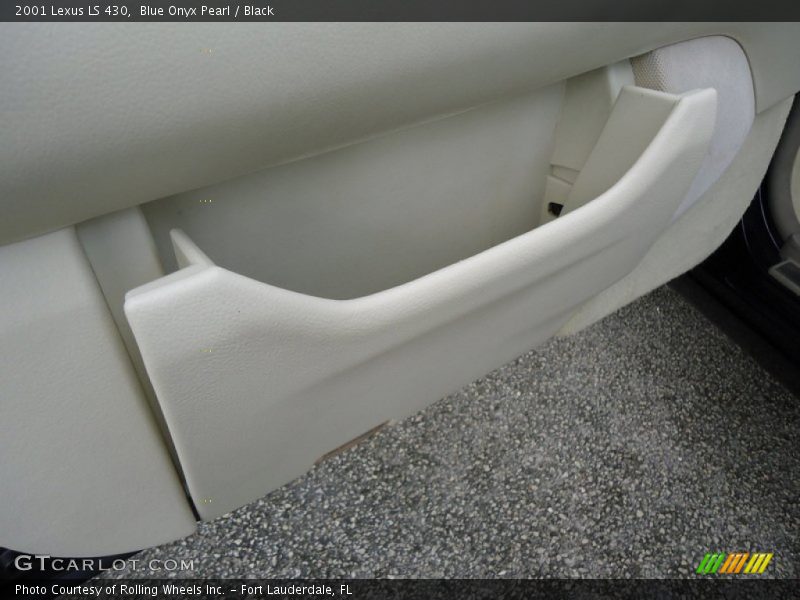 Blue Onyx Pearl / Black 2001 Lexus LS 430