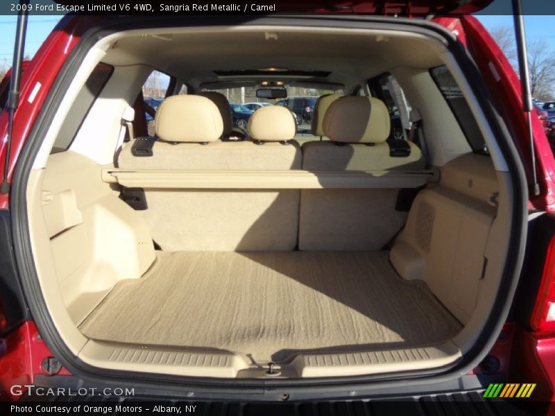 Sangria Red Metallic / Camel 2009 Ford Escape Limited V6 4WD