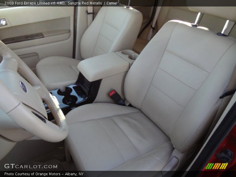 Sangria Red Metallic / Camel 2009 Ford Escape Limited V6 4WD