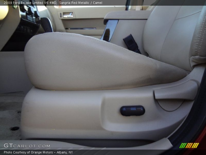 Sangria Red Metallic / Camel 2009 Ford Escape Limited V6 4WD
