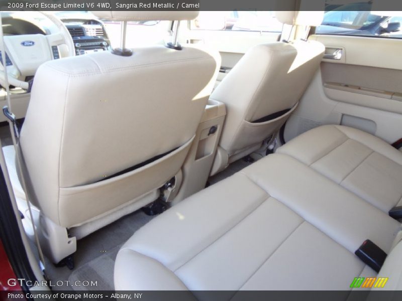 Sangria Red Metallic / Camel 2009 Ford Escape Limited V6 4WD