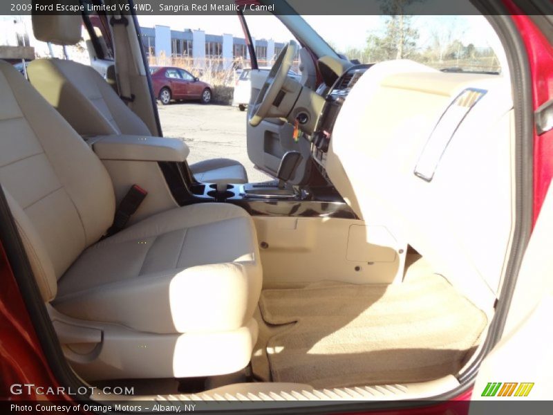 Sangria Red Metallic / Camel 2009 Ford Escape Limited V6 4WD