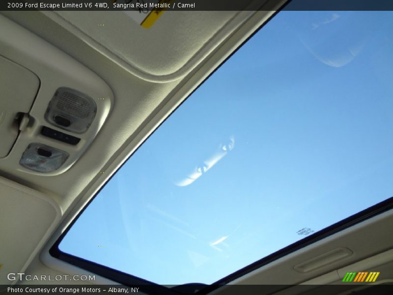 Sangria Red Metallic / Camel 2009 Ford Escape Limited V6 4WD