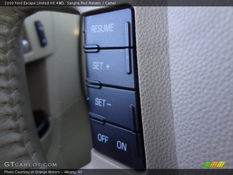 Sangria Red Metallic / Camel 2009 Ford Escape Limited V6 4WD