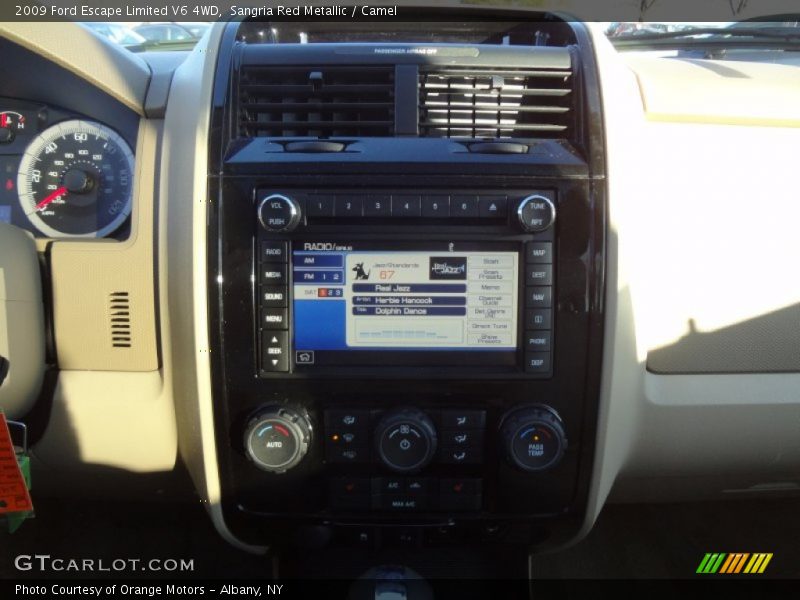 Sangria Red Metallic / Camel 2009 Ford Escape Limited V6 4WD