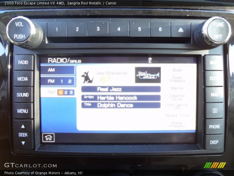 Sangria Red Metallic / Camel 2009 Ford Escape Limited V6 4WD