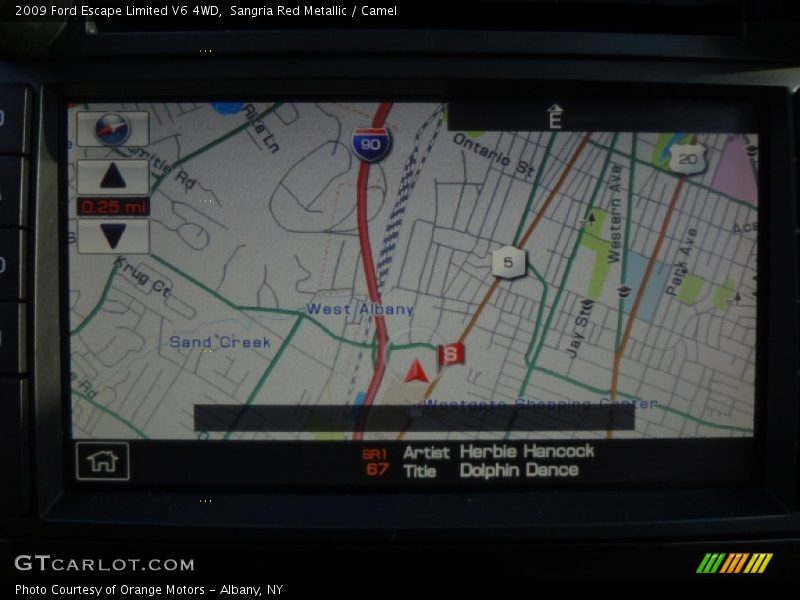 Sangria Red Metallic / Camel 2009 Ford Escape Limited V6 4WD