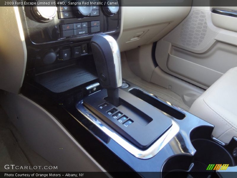 Sangria Red Metallic / Camel 2009 Ford Escape Limited V6 4WD