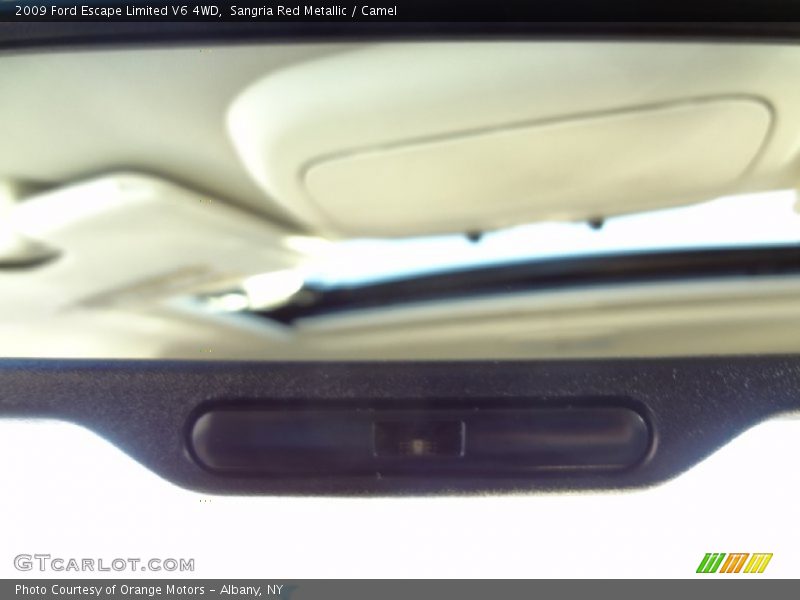 Sangria Red Metallic / Camel 2009 Ford Escape Limited V6 4WD