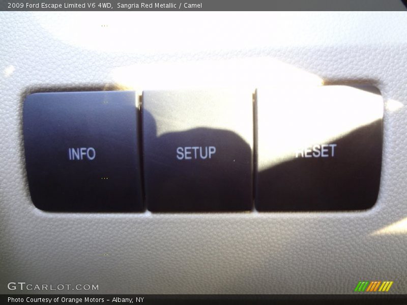 Sangria Red Metallic / Camel 2009 Ford Escape Limited V6 4WD