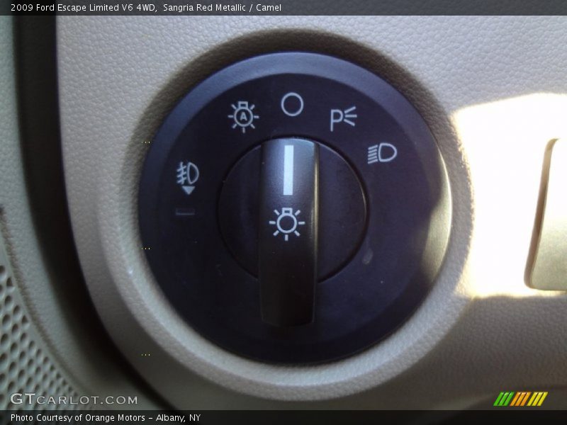Sangria Red Metallic / Camel 2009 Ford Escape Limited V6 4WD