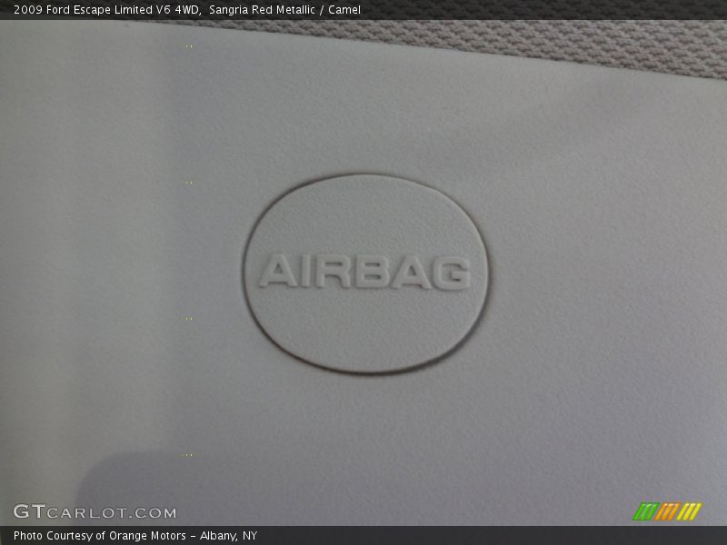 Sangria Red Metallic / Camel 2009 Ford Escape Limited V6 4WD