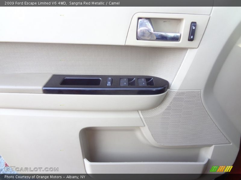 Sangria Red Metallic / Camel 2009 Ford Escape Limited V6 4WD